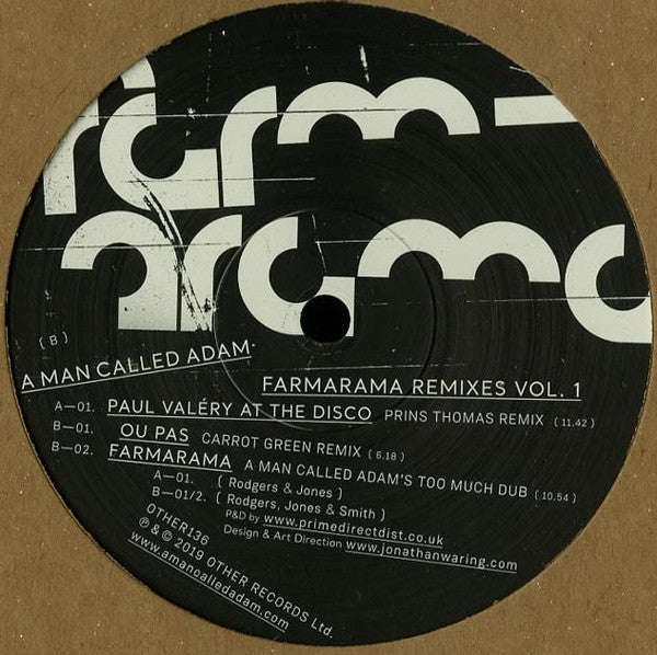 A Man Called Adam : Farmarama Remixes Vol.1 (12")