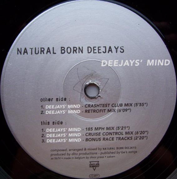 Natural Born Deejays : Deejay's Mind (12")