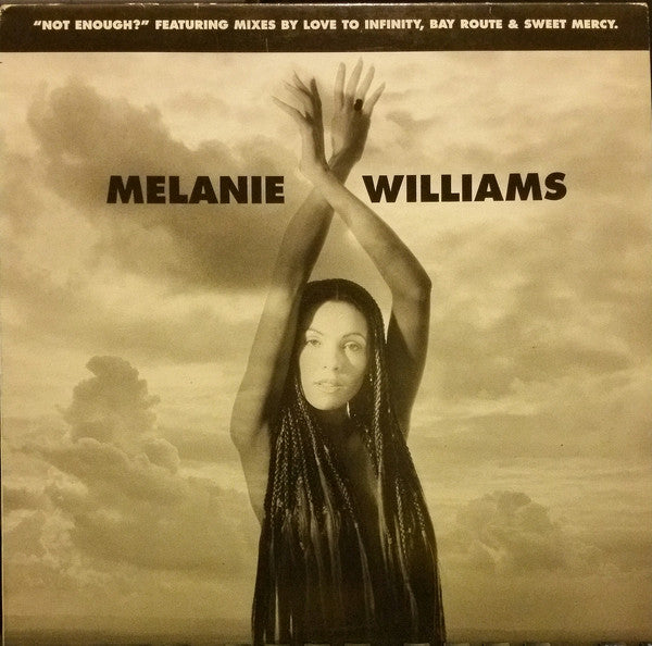 Melanie Williams : Not Enough? (12", Promo)