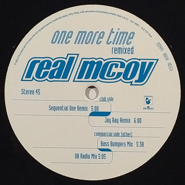 Real McCoy : One More Time Remixed Vol. 2 (12", Maxi)