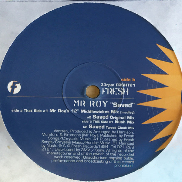 Mr. Roy : Saved (12", Single)