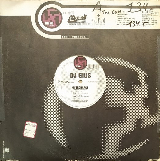 DJ Gius : Overcharge (12")