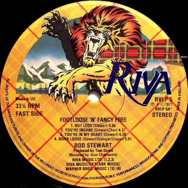 Rod Stewart : Foot Loose & Fancy Free (LP, Album)