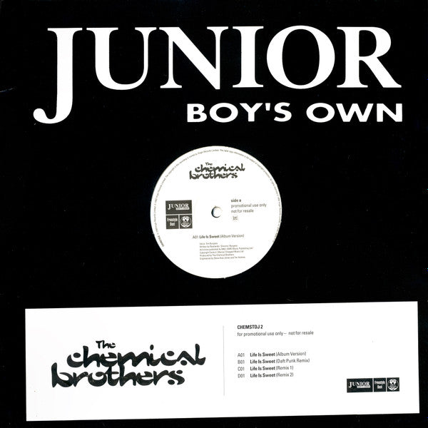 The Chemical Brothers : Life Is Sweet (2x12", Single, Promo)
