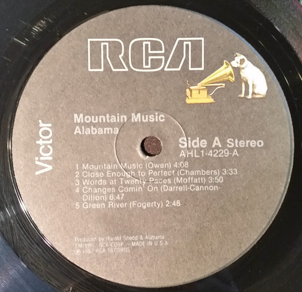 Alabama : Mountain Music (LP, Album, Ind)