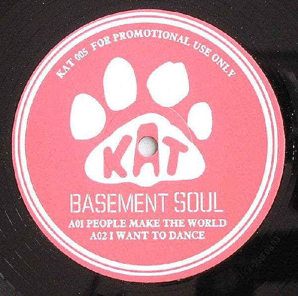 Basement Soul : People Make The World / Want To Dance / Girl You Knock Me Out (12", Promo)