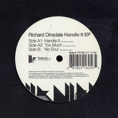 Richard Dinsdale : Handle It EP (12", EP)