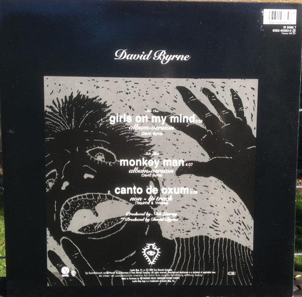 David Byrne : Girls On My Mind (12")