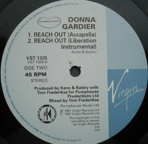 Donna Gardier : Reach Out (12", Single)