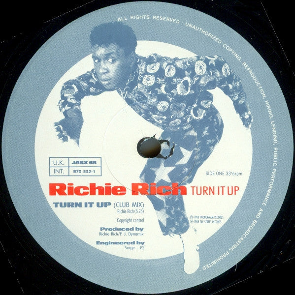 Richie Rich : Turn It Up (12")