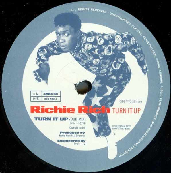 Richie Rich : Turn It Up (12")
