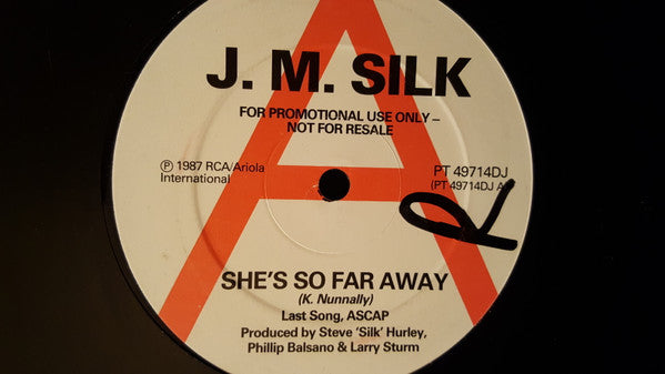 J.M. Silk : She's So Far Away (12", Promo)