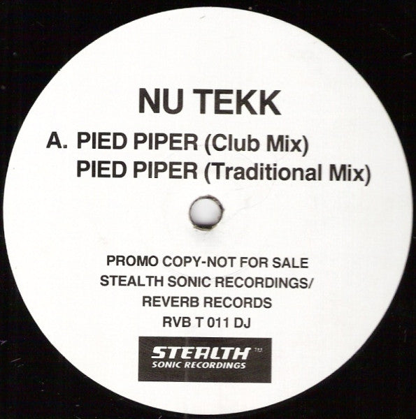 Nu-Tekk : Pied Piper (12", Promo)