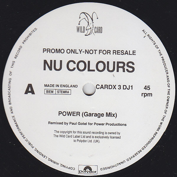 Nu Colours : The Power (2x12", Promo, Gat)