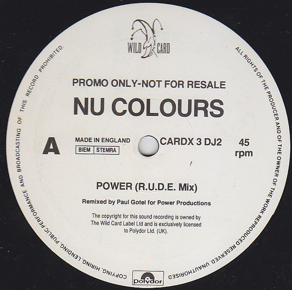 Nu Colours : The Power (2x12", Promo, Gat)