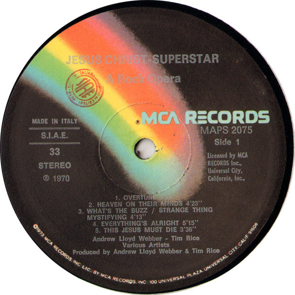 Various : Jesus Christ Superstar - A Rock Opera (2xLP, Album, RE, Box)