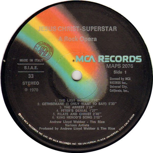 Various : Jesus Christ Superstar - A Rock Opera (2xLP, Album, RE, Box)