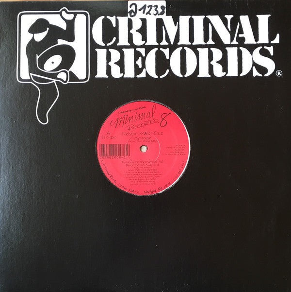 Nelson Cruz : My House (12")