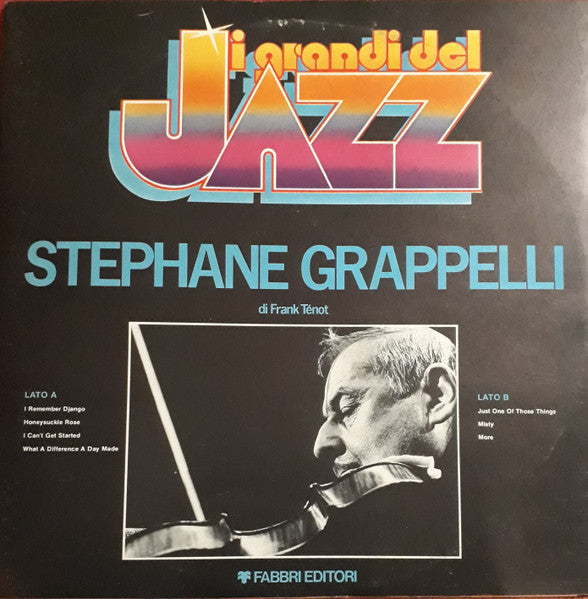Stephane Grappelli* : Stephane Grappelli (LP, Comp, RE)