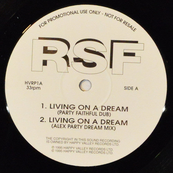 Right Said Fred : Living On A Dream (12", Promo)