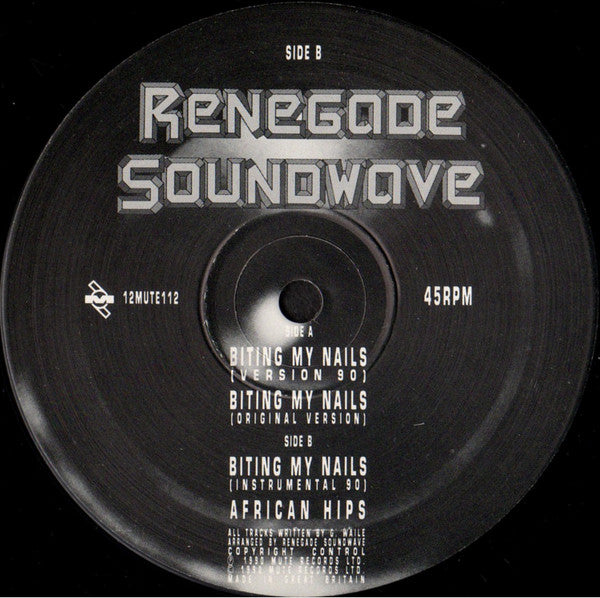 Renegade Soundwave : Biting My Nails (12", Single)
