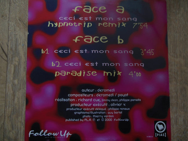 Deromedi : Ceci.Est.Mon.Sang (12")