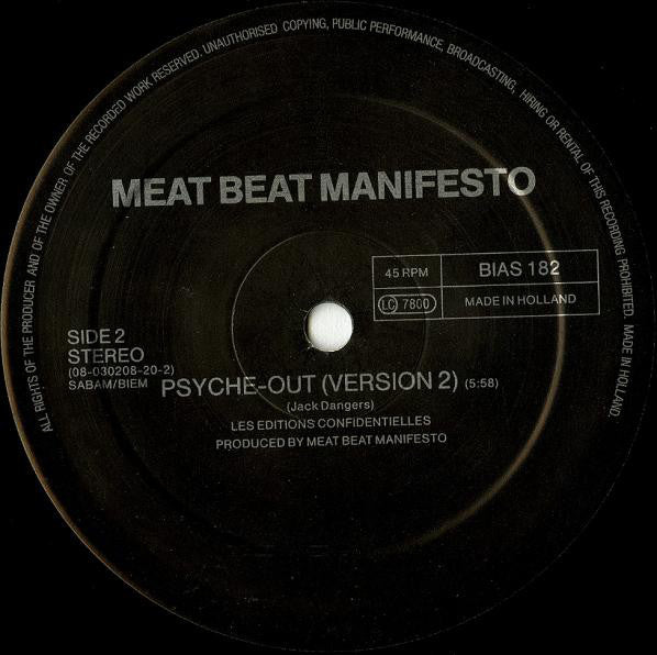 Meat Beat Manifesto : Psyche-Out (This Is What It's All About) (12")