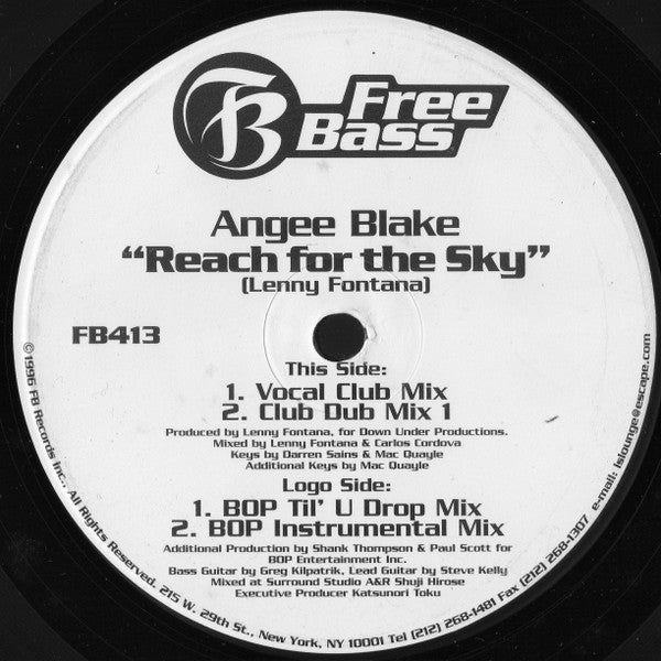 Angee Blake : Reach For The Sky (12")