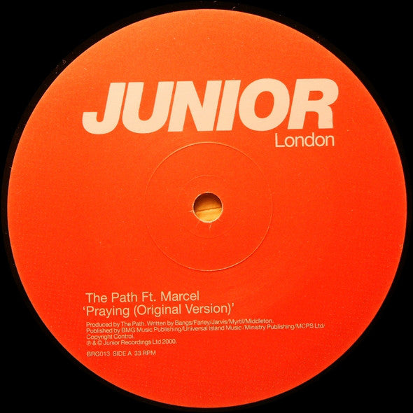 The Path Feat. Marcel Schooler : Praying (12")
