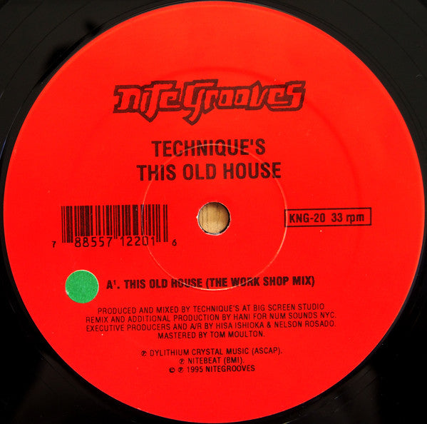 Technique (2) : This Old House (12")