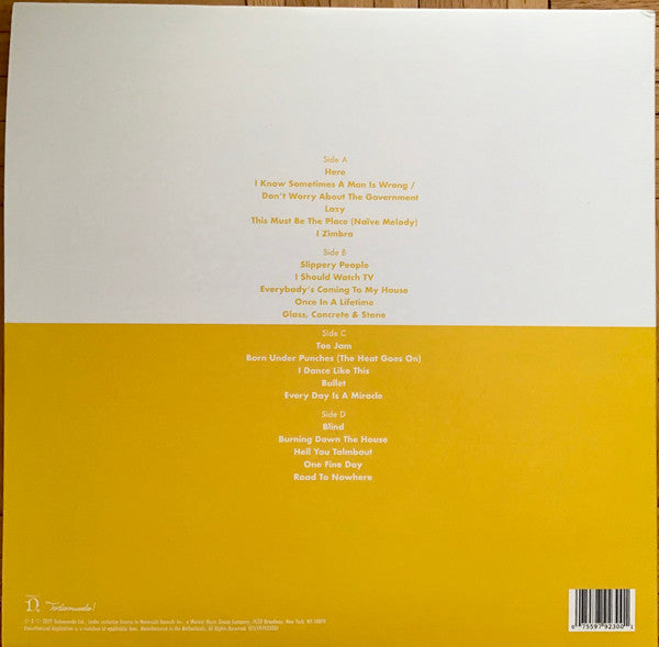 David Byrne : David Byrne's American Utopia On Broadway (Original Cast Recording) (2xLP, Gat)