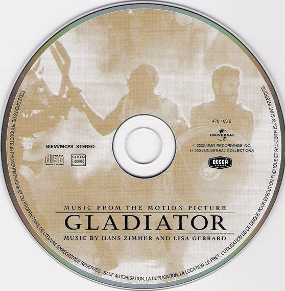 Hans Zimmer And Lisa Gerrard : Gladiator (Music From The Motion Picture) (CD, Album)