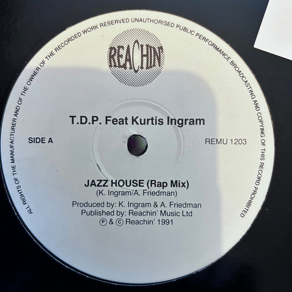 TDP Featuring Kurtis Ingram : Jazz House (12")