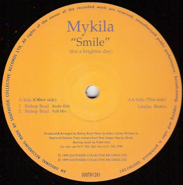 Mykyla : Smile (For A Brighter Day) (12")