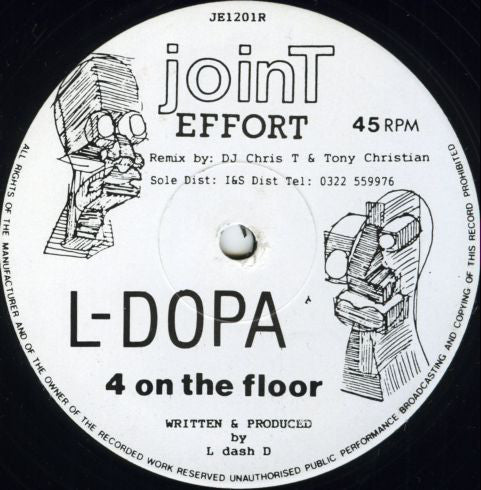 L-Dopa : 4 On The Floor (12")