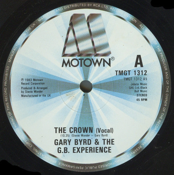 Gary Byrd And The G.B. Experience* : The Crown (12", Single)