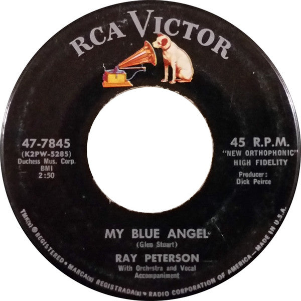 Ray Peterson : My Blue Angel / I'm Tired (7", Single, Hol)