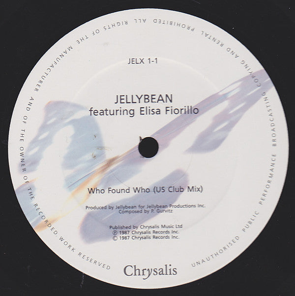 John "Jellybean" Benitez Featuring Elisa Fiorillo : Who Found Who (12", Single)