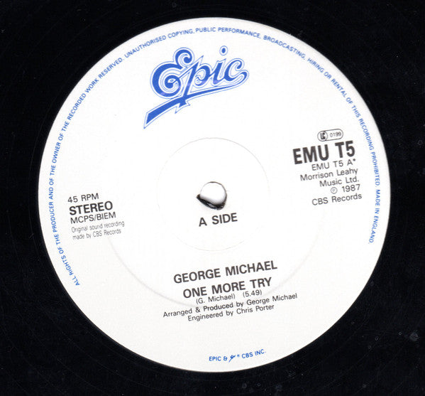 George Michael : One More Try (12")