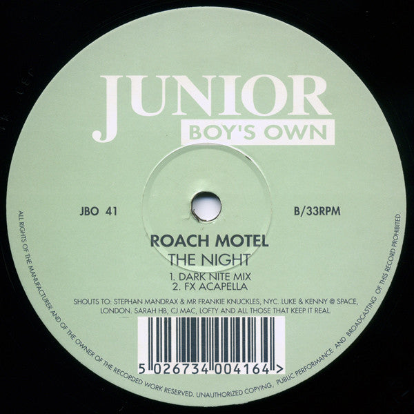Roach Motel : The Night (12")