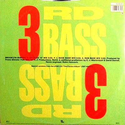 3rd Bass : Brooklyn Queens (12")