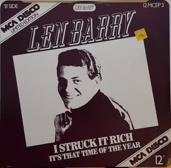 Len Barry : 1-2-3 / Like A Baby / I Struck It Rich / It's That Time Of Year (12", EP)