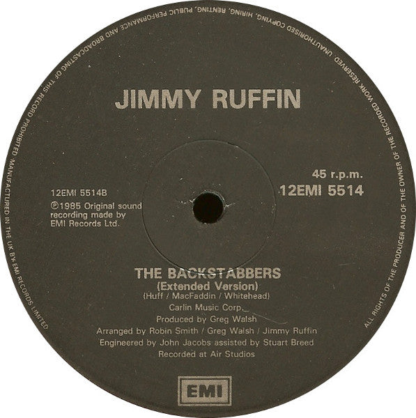 Jimmy Ruffin : There Will Never Be Another You (12", Promo)