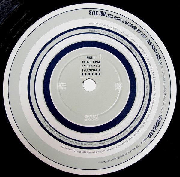Sylk 130 : Last Night A DJ Saved My Life (12", EP)