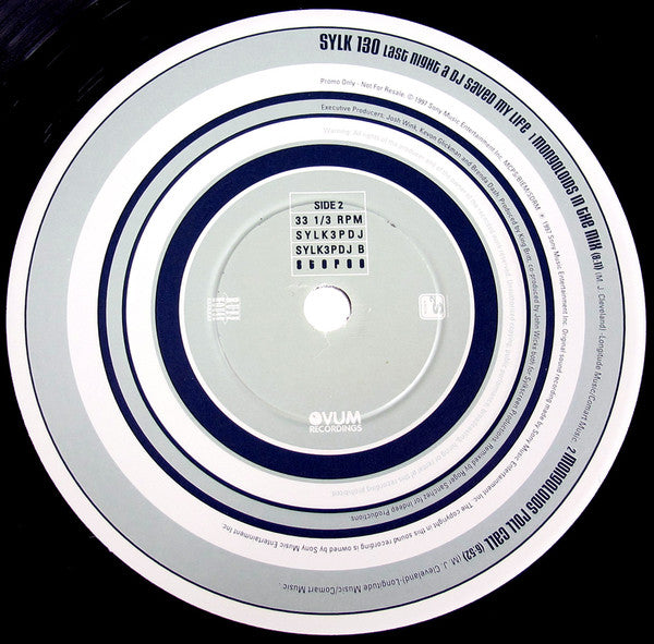 Sylk 130 : Last Night A DJ Saved My Life (12", EP)