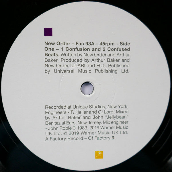 New Order : Confusion (12", Single, RE, RM, 180)