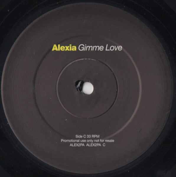 Alexia : Gimme Love (2x12", Promo)