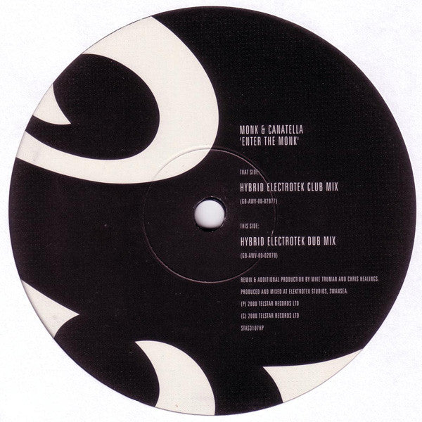 Monk & Canatella : Enter The Monk (Hybrid Mixes) (12")