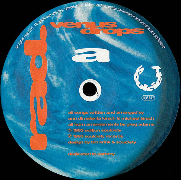 Rad. : Venus Drops / Come My Way (12", Maxi)