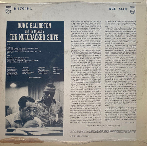 Duke Ellington And His Orchestra - Ellington*, Strayhorn*, Tchaikovsky* : The Nutcracker Suite (LP, Album)
